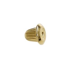 10K Solid White & Yellow Gold Replacement Single Screw Back for