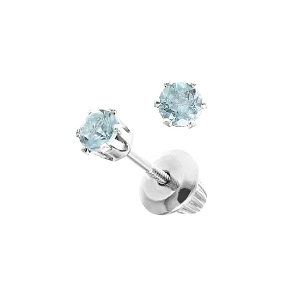 White gold infant earrings hotsell