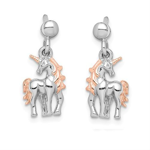 Unicorn Memory Sterling Silver Earrings Creative Personality Earrings 