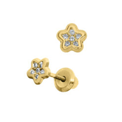 star screw back earrings