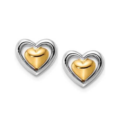 Gold Plated Heart Earrings Sale, 57% OFF | www.pegasusaerogroup.com